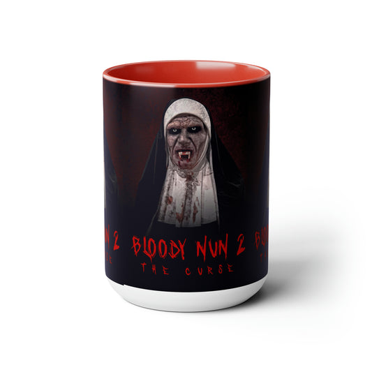 The Nun 2- Two-Tone Coffee Mugs, 15oz - Creations by Chris and Carlos