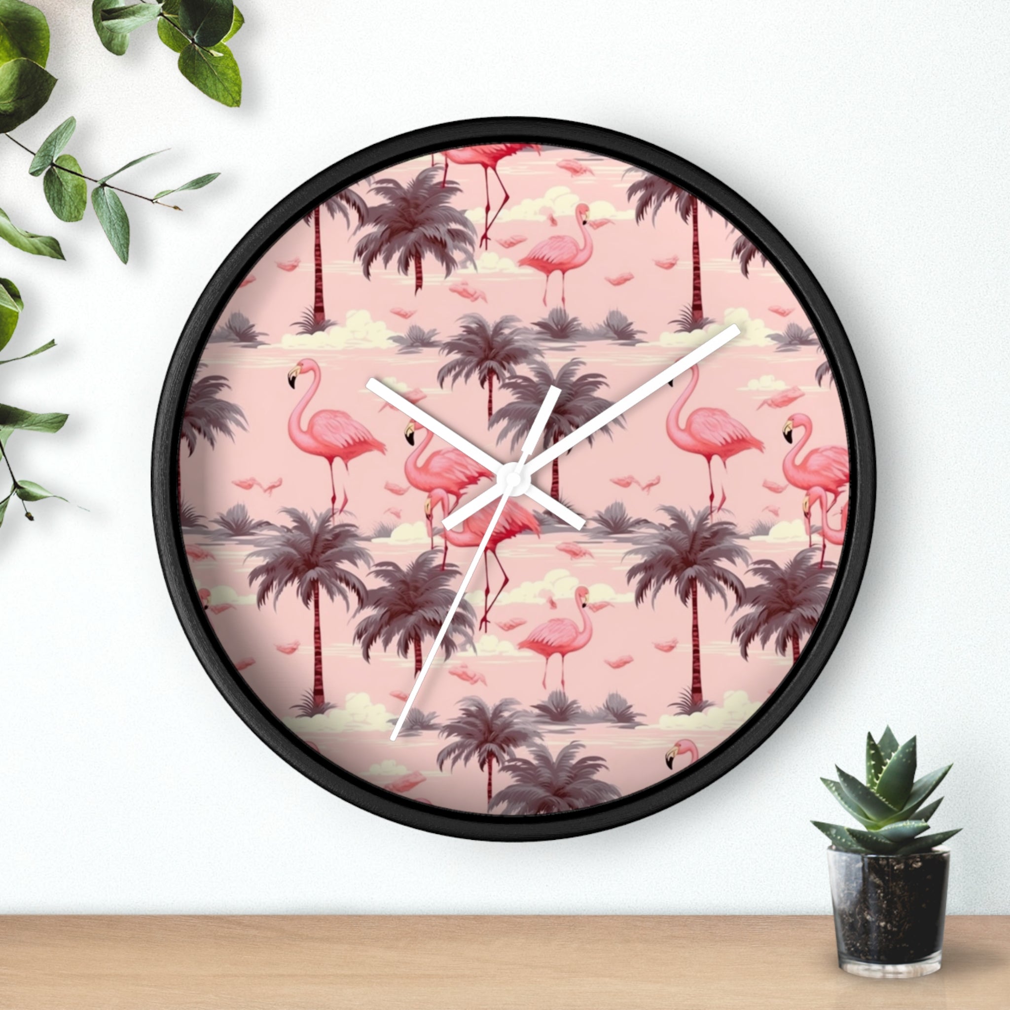 Flamingo- Wall Clock - Creations by Chris and Carlos