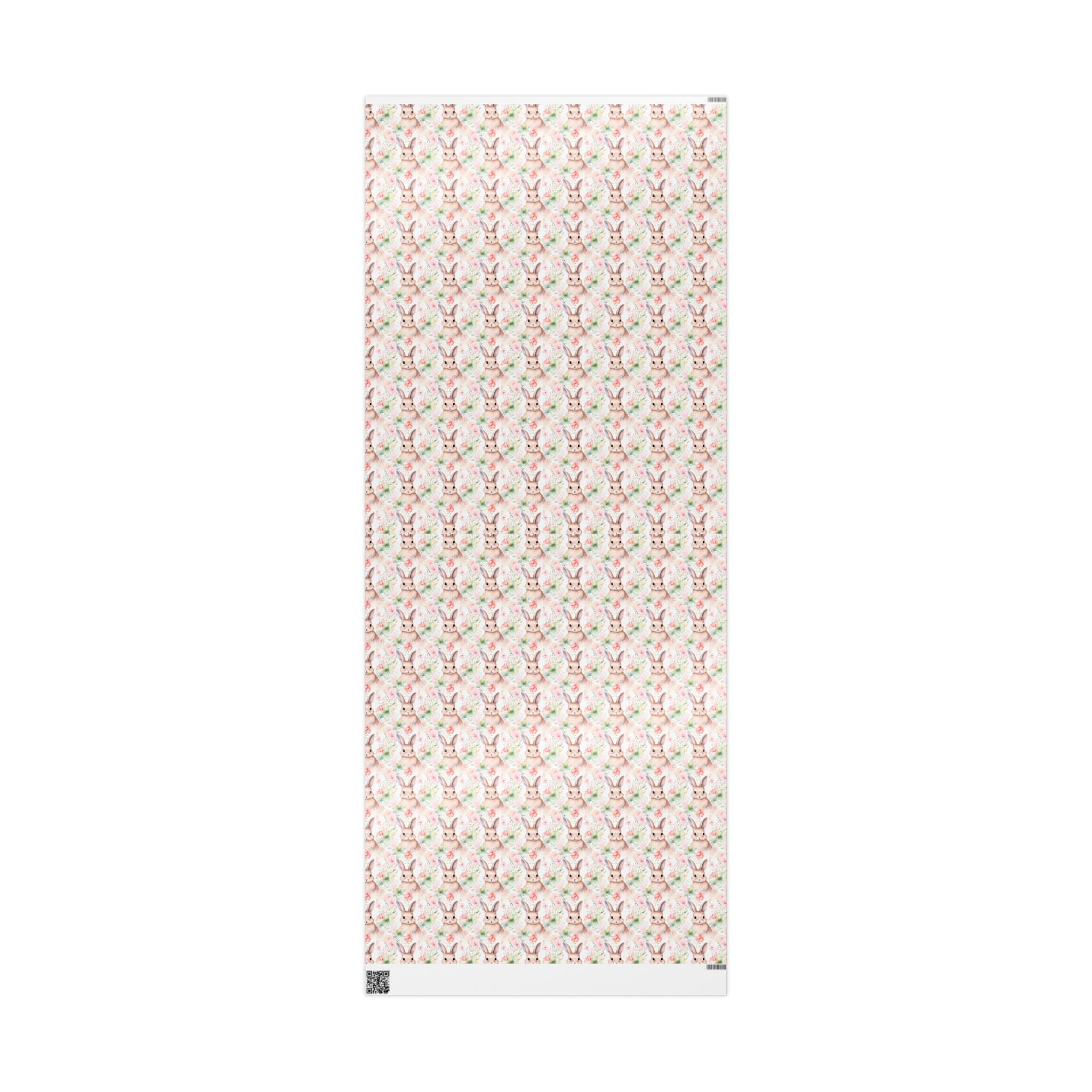 Easter Floral Bunny Wrapping Paper Roll — Cute Pastel Rabbit Gift Wrap for Baby Showers & Easter - Creations by Chris and Carlos