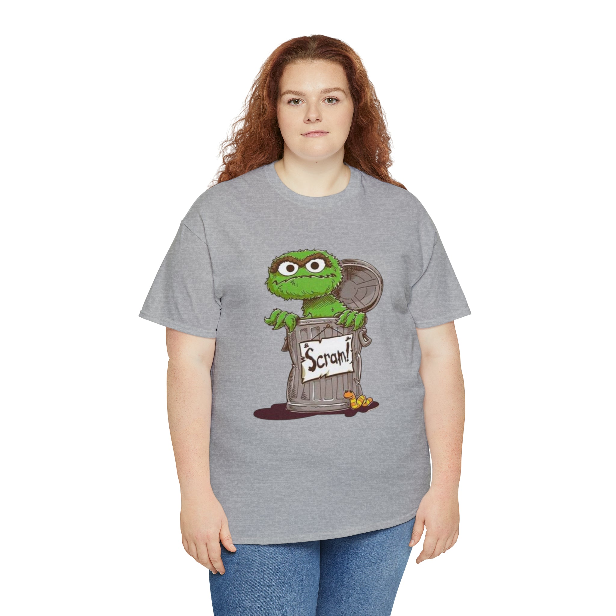Oscar the Grouch- Unisex Heavy Cotton T-Shirt - Creations by Chris and Carlos