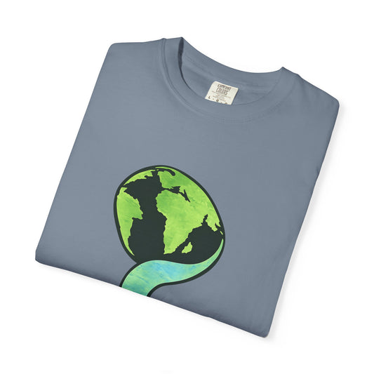 Earth Question Mark T-Shirt — Eco Awareness Graphic Tee - Creations by Chris and Carlos