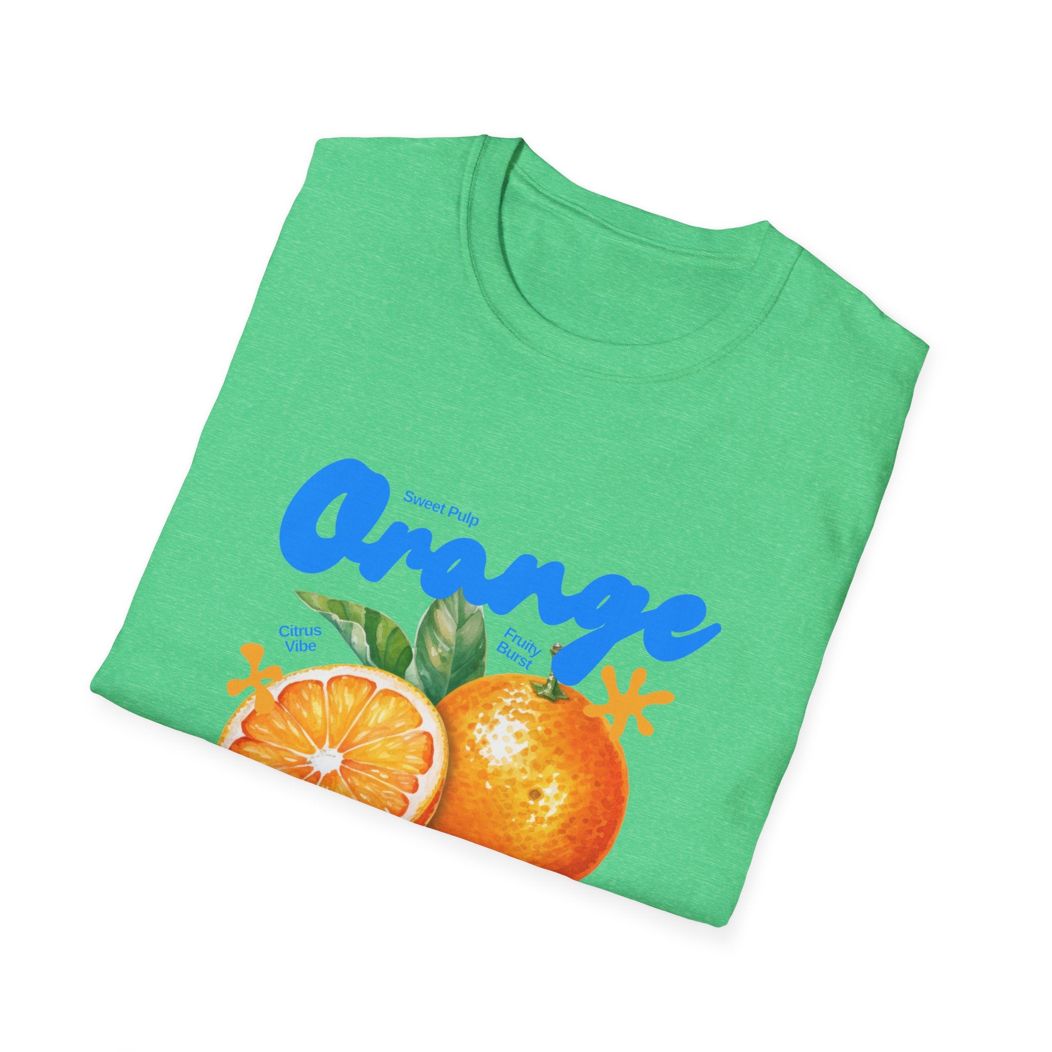 Orange Lunch Graphic T-Shirt — "An Orange A Day Makes My Day" Retro Fruit Tee - Creations by Chris and Carlos