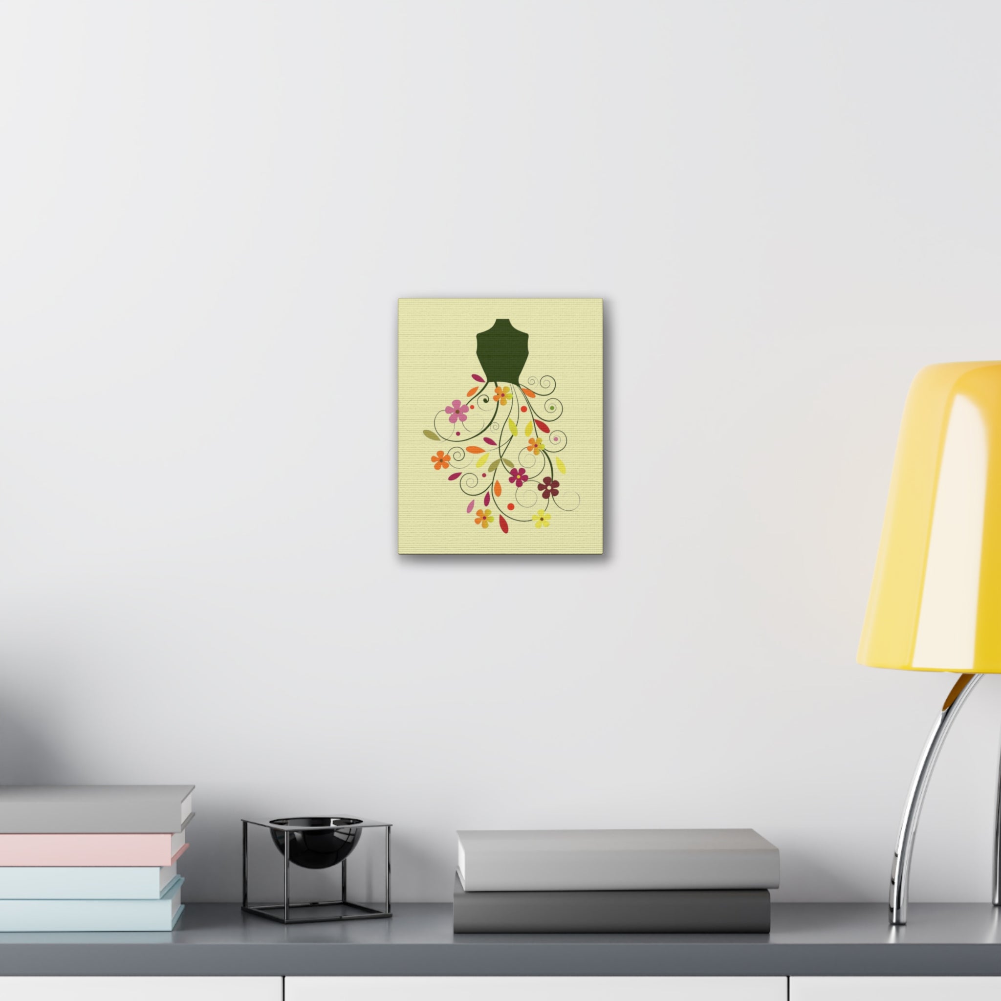 Floral Dress Art Canvas - Creations by Chris and Carlos