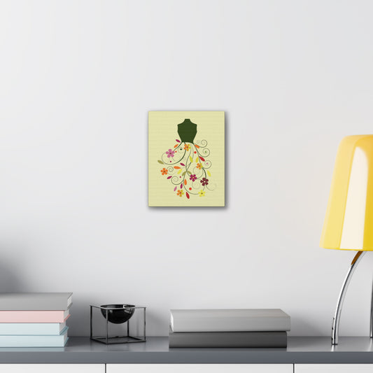 Floral Dress Art Canvas - Creations by Chris and Carlos