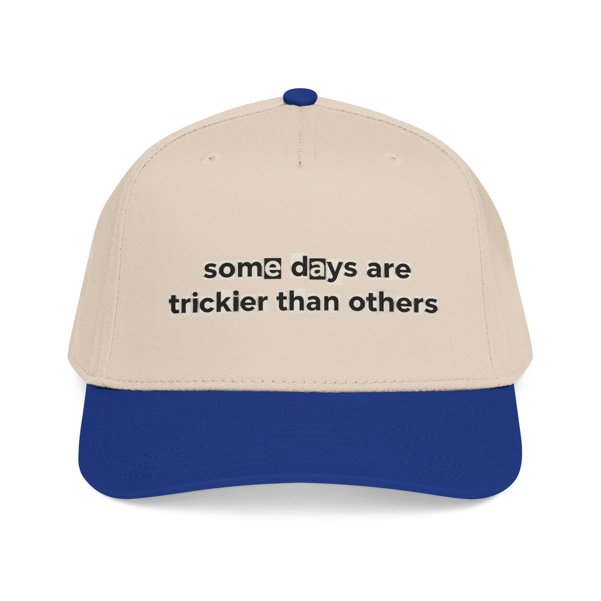 Baseball Cap — "Some Days Are Trickier Than Others" Patch - Creations by Chris and Carlos
