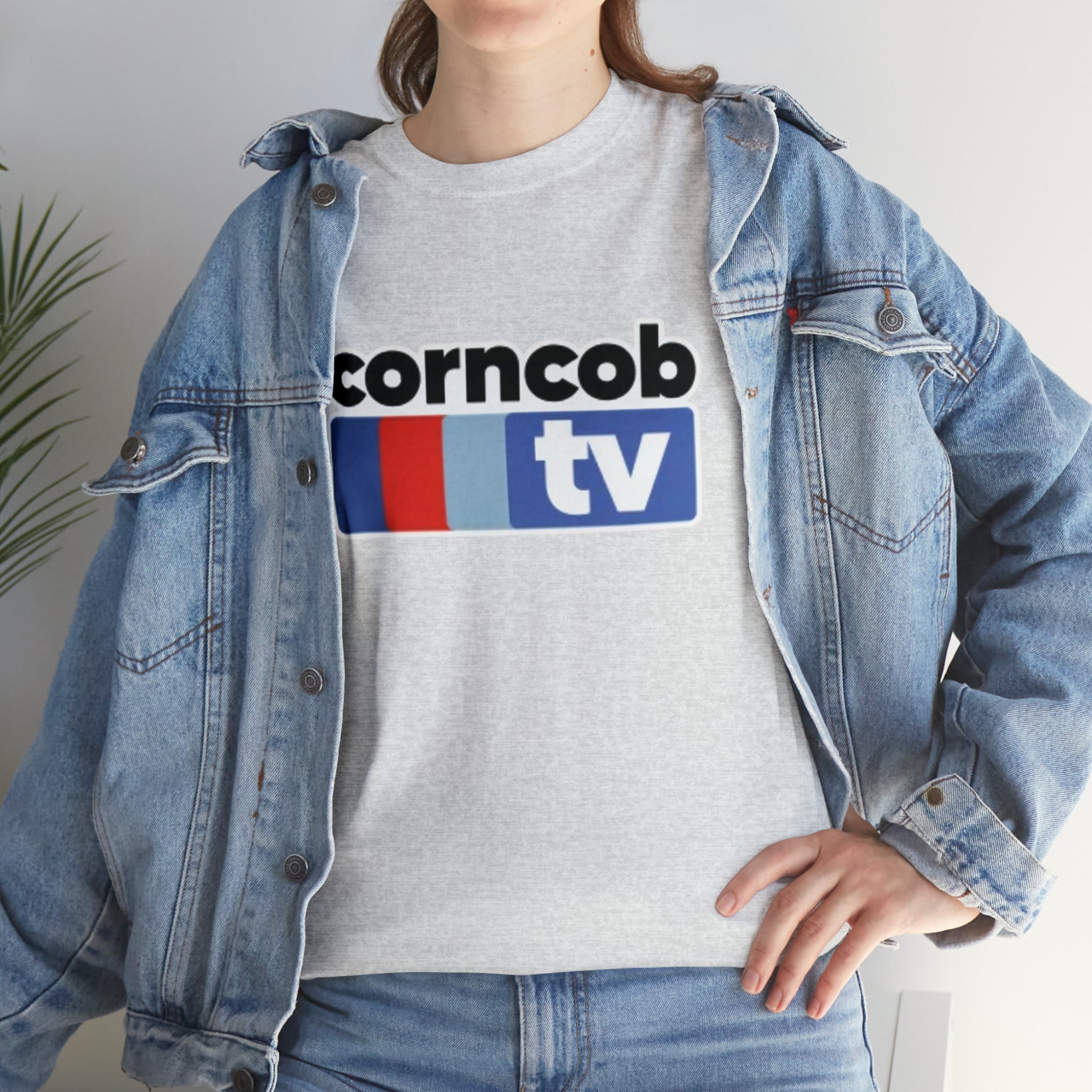 Corncob Tv- Unisex Heavy Cotton T-Shirt - Creations by Chris and Carlos