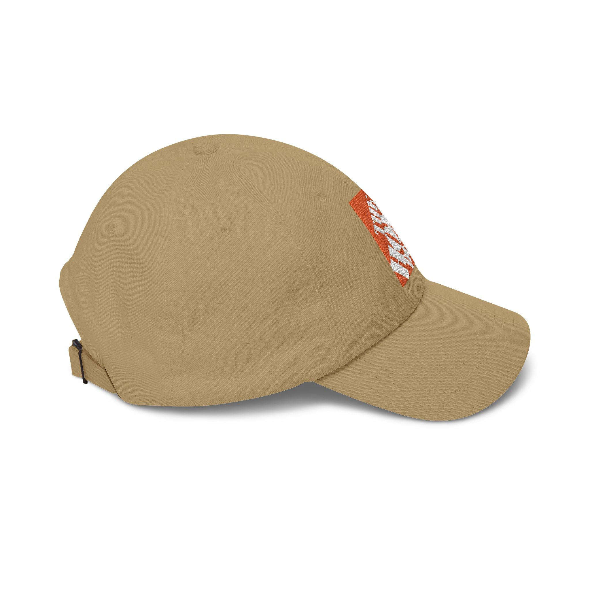 Dad Cap — Embroidered Orange Home Depot Logo Baseball Hat - Creations by Chris and Carlos