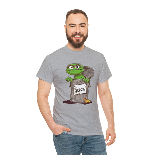 Oscar the Grouch- Unisex Heavy Cotton T-Shirt - Creations by Chris and Carlos