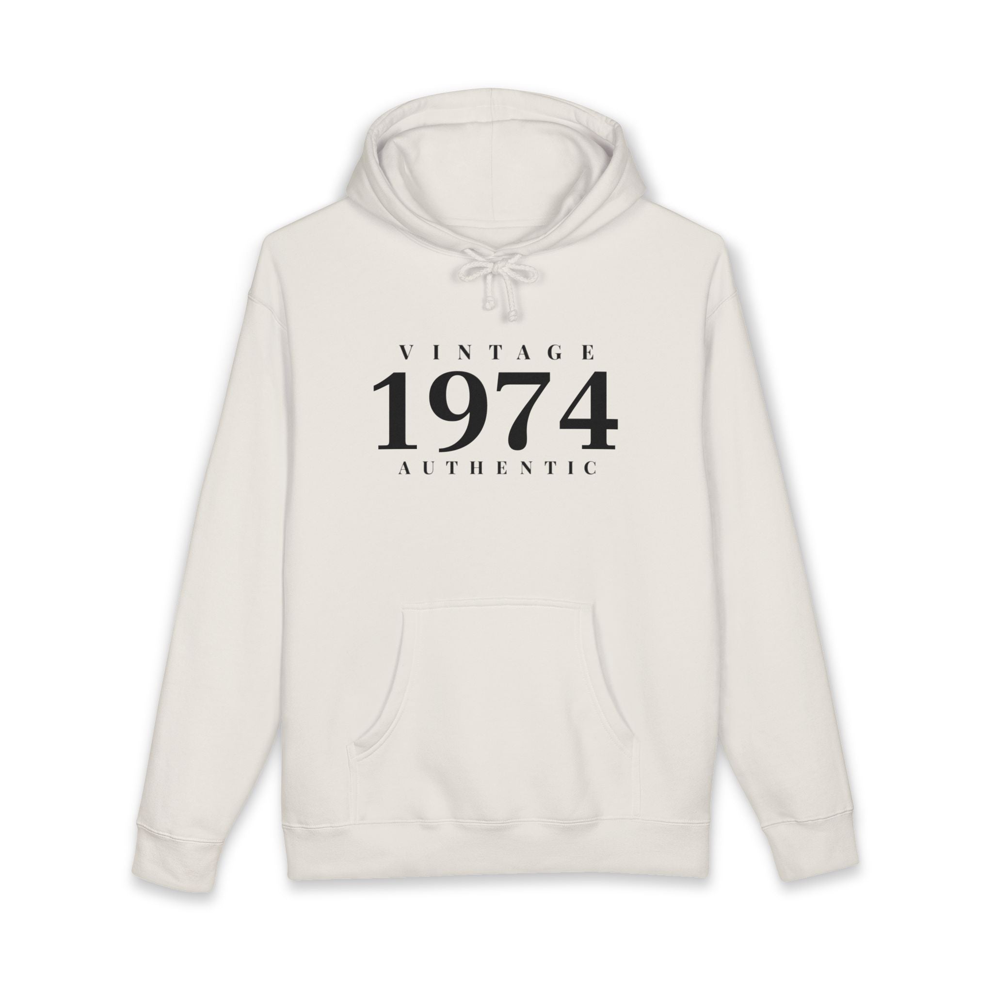 1974 Vintage Hoodie Authentic 1974 Birthday Pullover- Personalize - Creations by Chris and Carlos