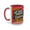 Accent Coffee Mug — "Up Your Nose With a Rubber Hose" Retro School Reunion Gift - Welcome Back, Kotter