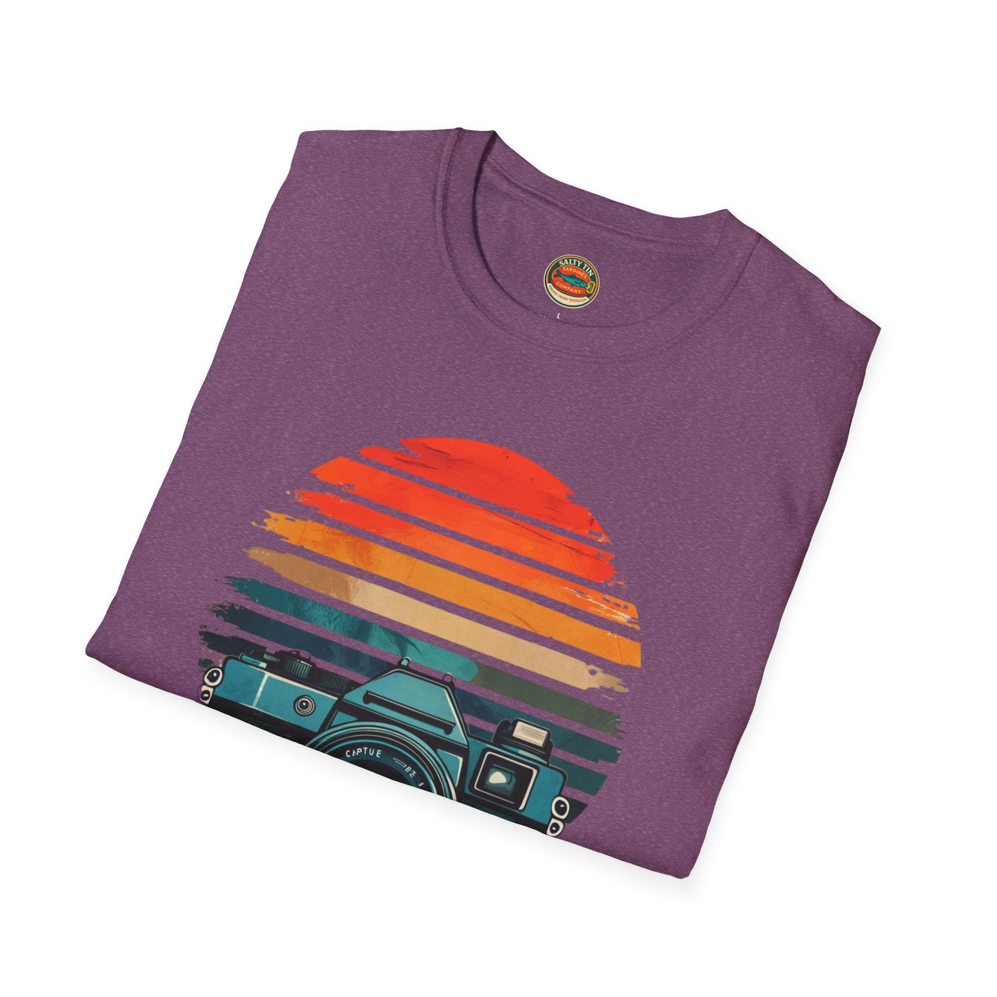 Capture The Past Camera T-Shirt — Vintage Retro Photography Tee - Creations by Chris and Carlos