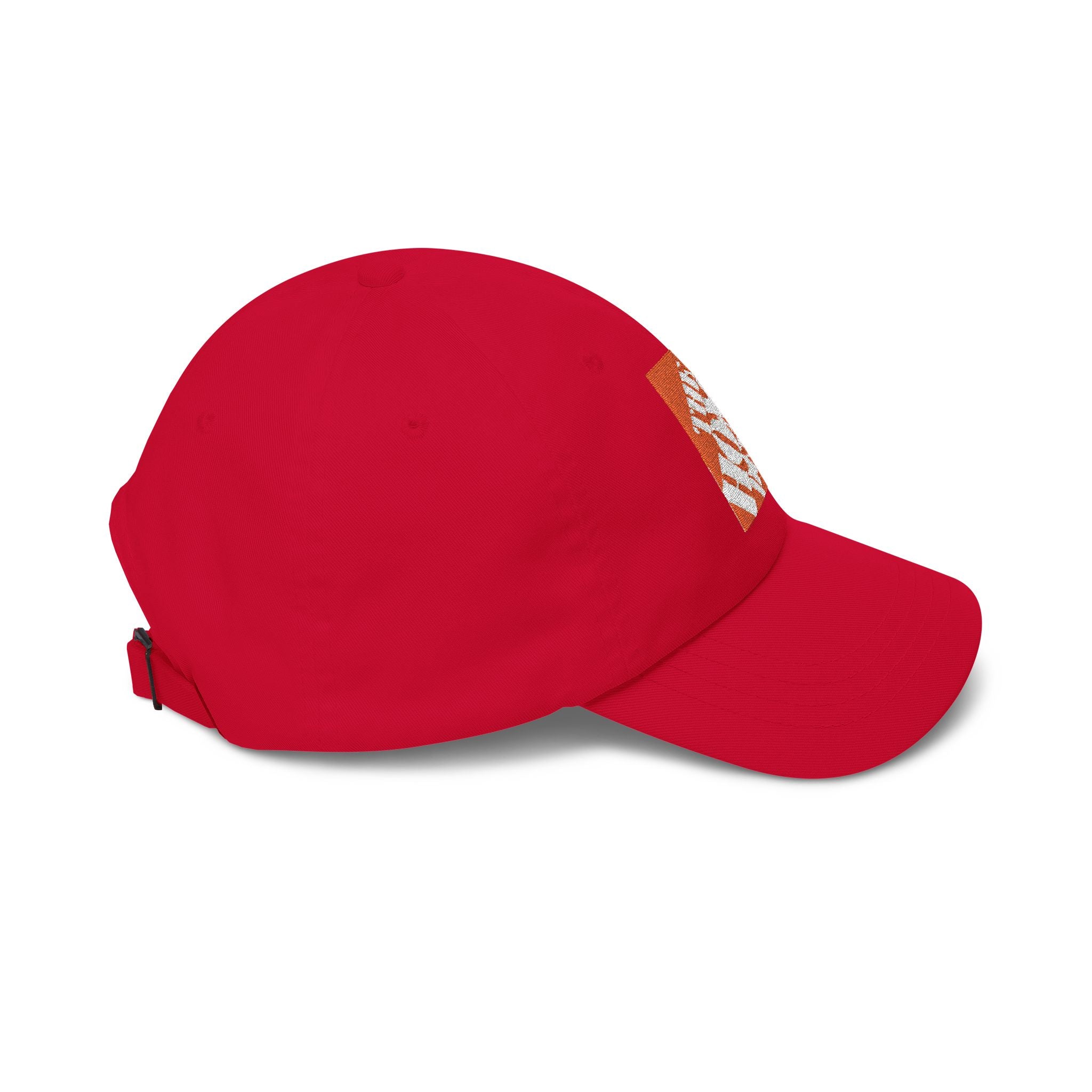 Dad Cap — Embroidered Orange Home Depot Logo Baseball Hat - Creations by Chris and Carlos