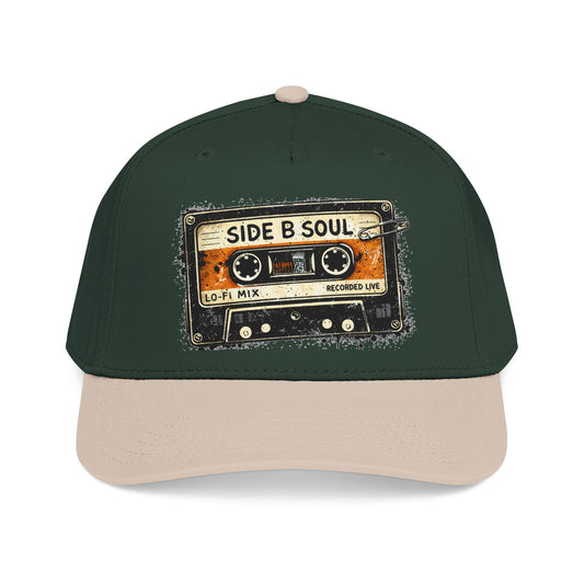Retro 'Side B Soul' Cassette Mid Profile Baseball Cap - Creations by Chris and Carlos