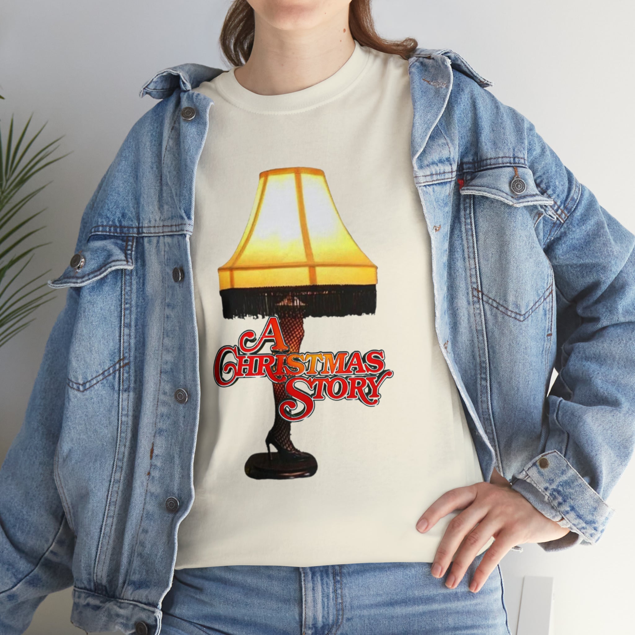 A Christmas Story- Leg Lamp Unisex Heavy Cotton T-Shirt - Creations by Chris and Carlos