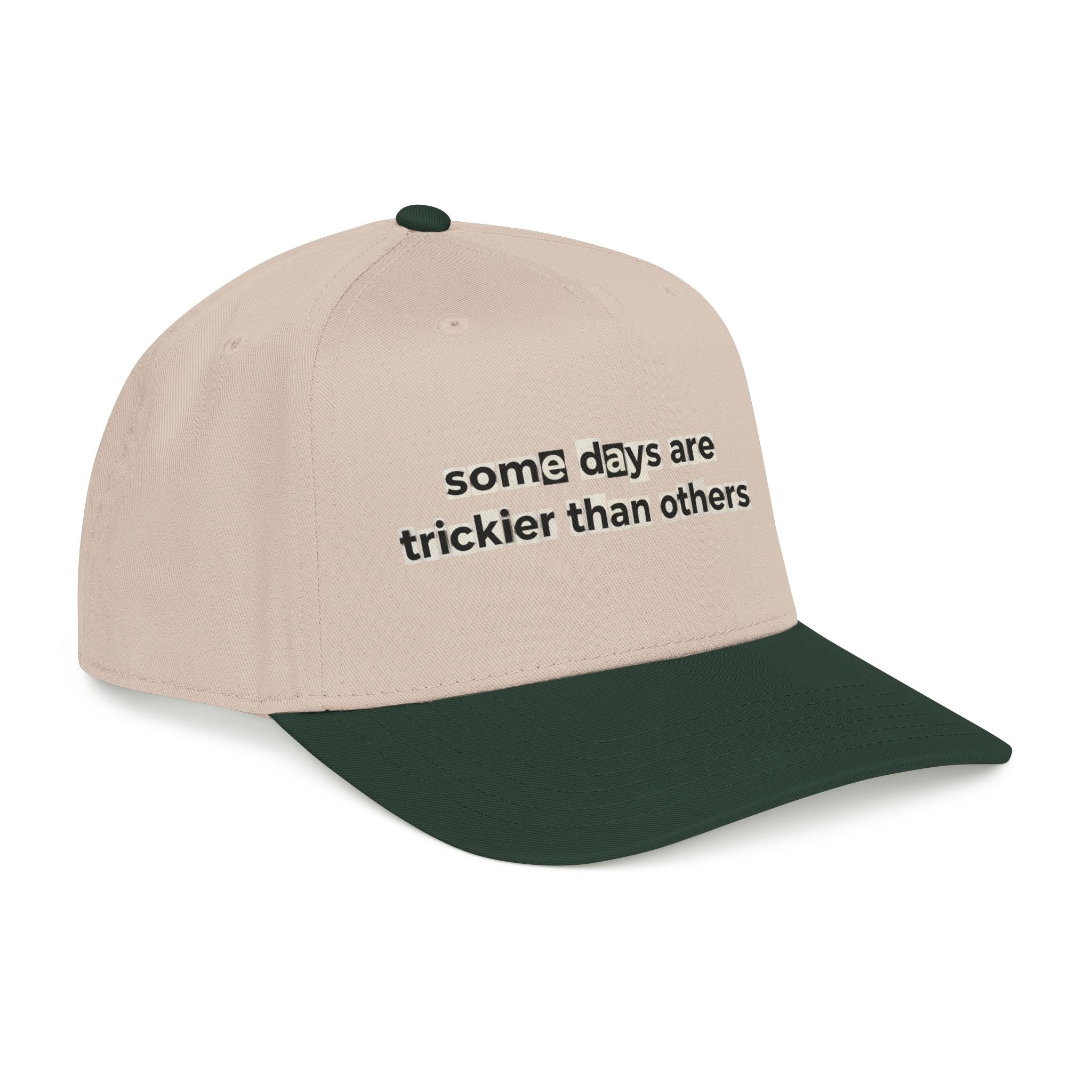 Baseball Cap — "Some Days Are Trickier Than Others" Patch - Creations by Chris and Carlos
