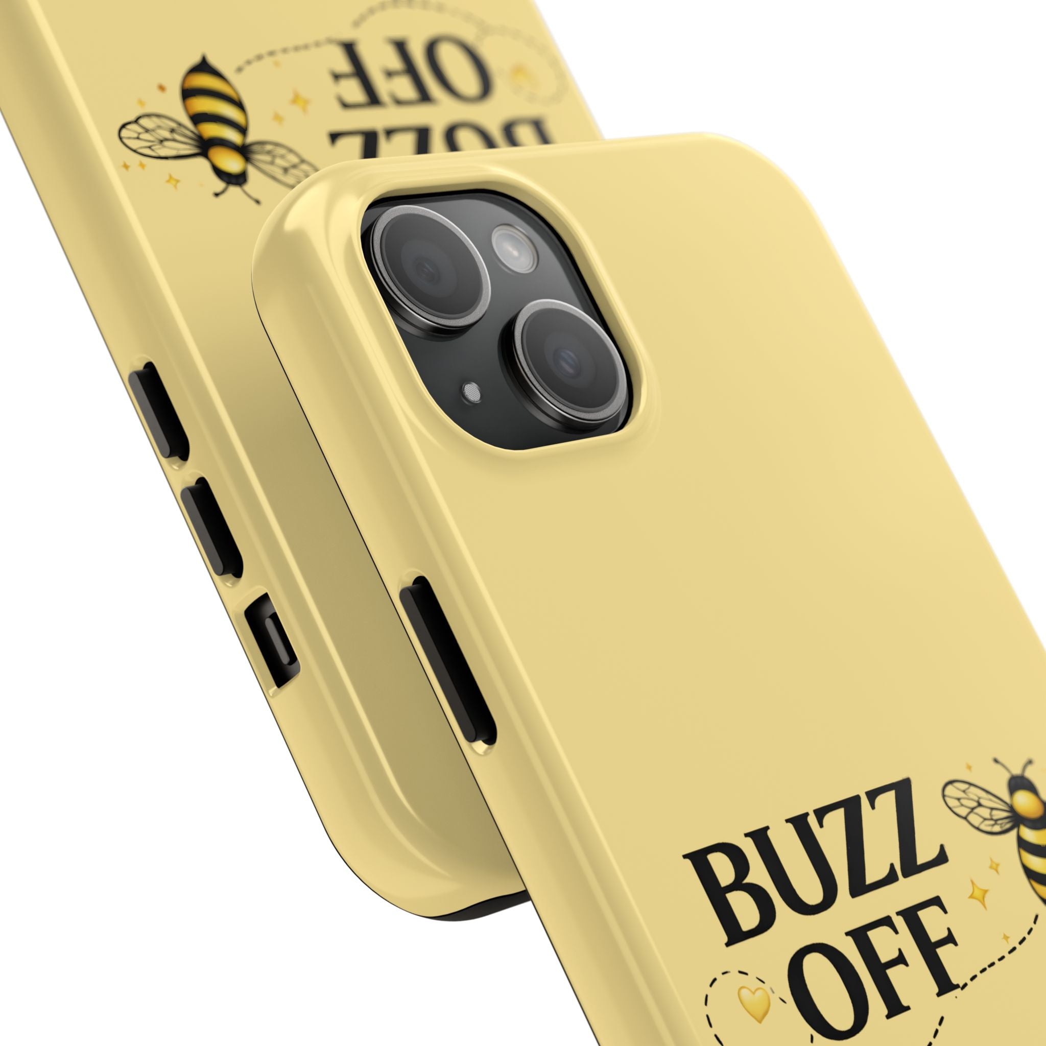 Buzz Off Bee Happy Always Phone Case - Creations by Chris and Carlos