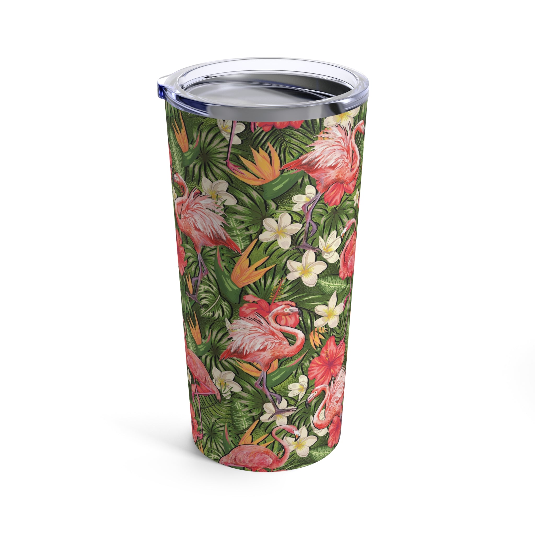 Flamingos- Tumbler 20oz - Creations by Chris and Carlos