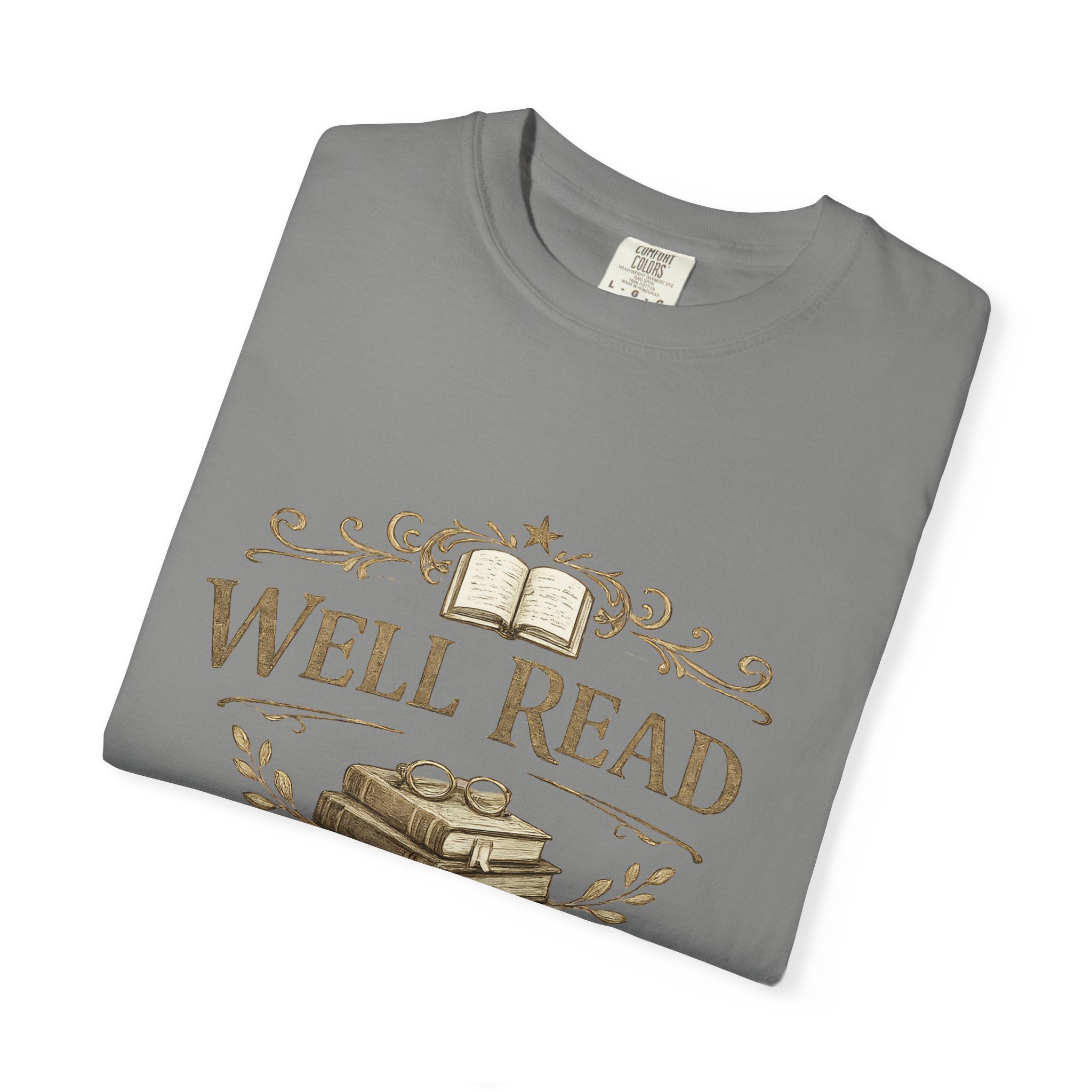 Well Read T-Shirt — Vintage Book Lover Tee - Creations by Chris and Carlos