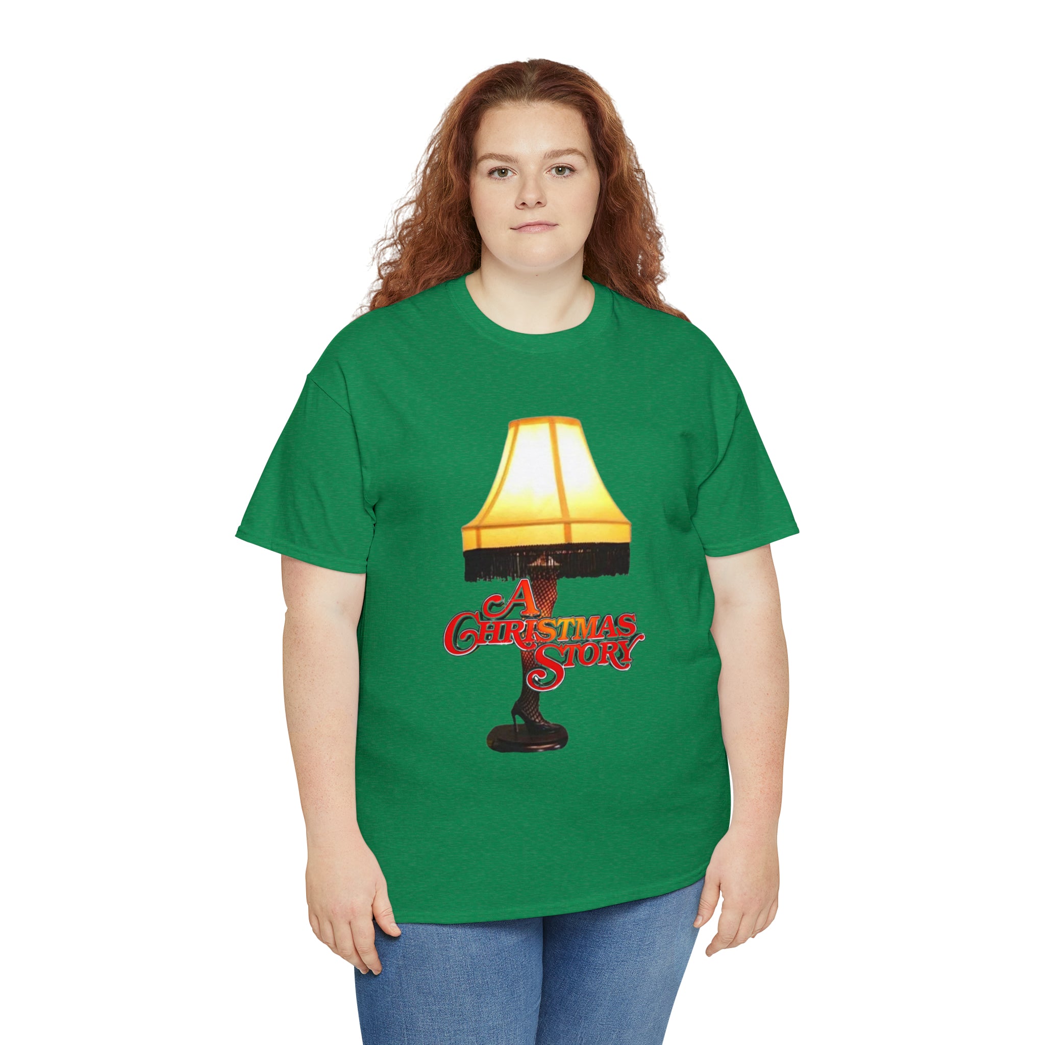 A Christmas Story- Leg Lamp Unisex Heavy Cotton T-Shirt - Creations by Chris and Carlos