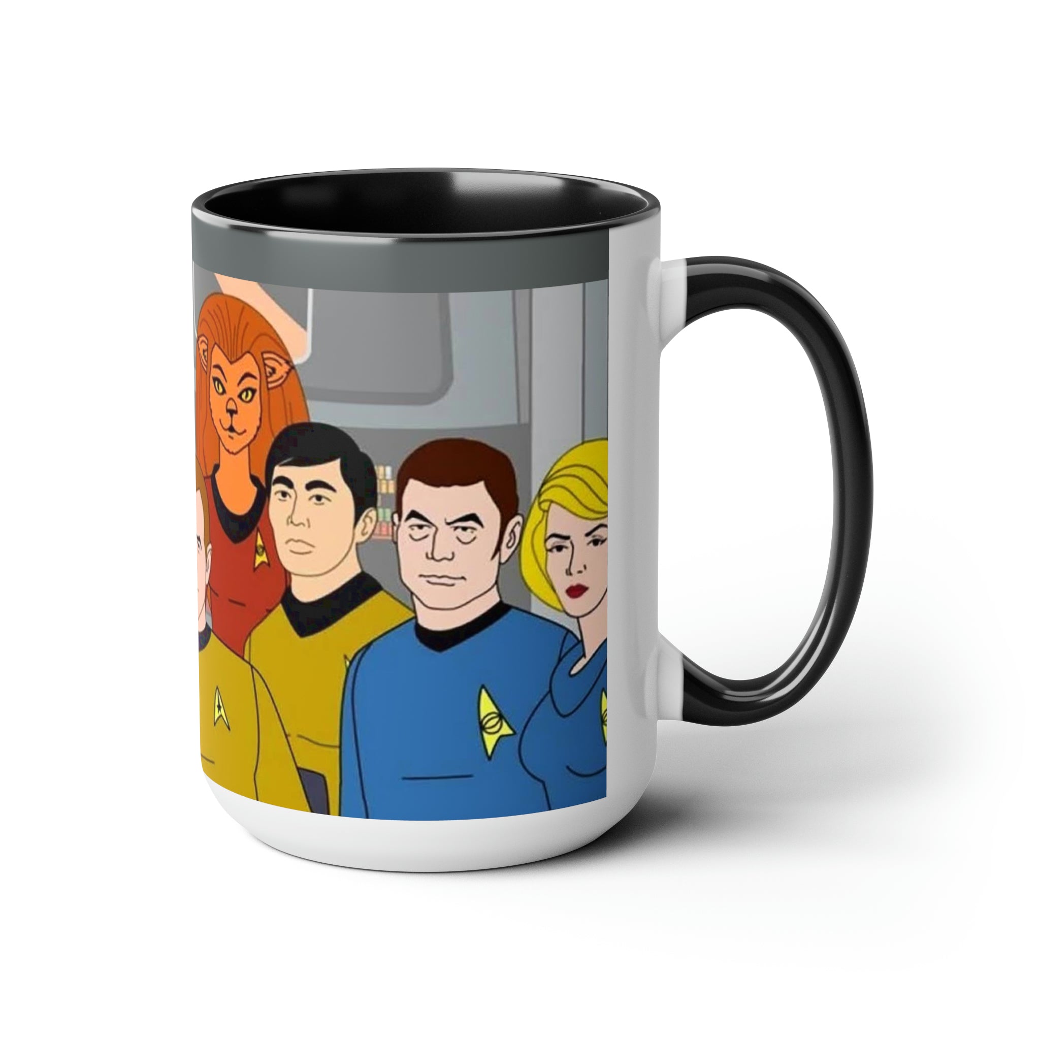 Star Trek Collection- White Ceramic Mug - Creations by Chris and Carlos