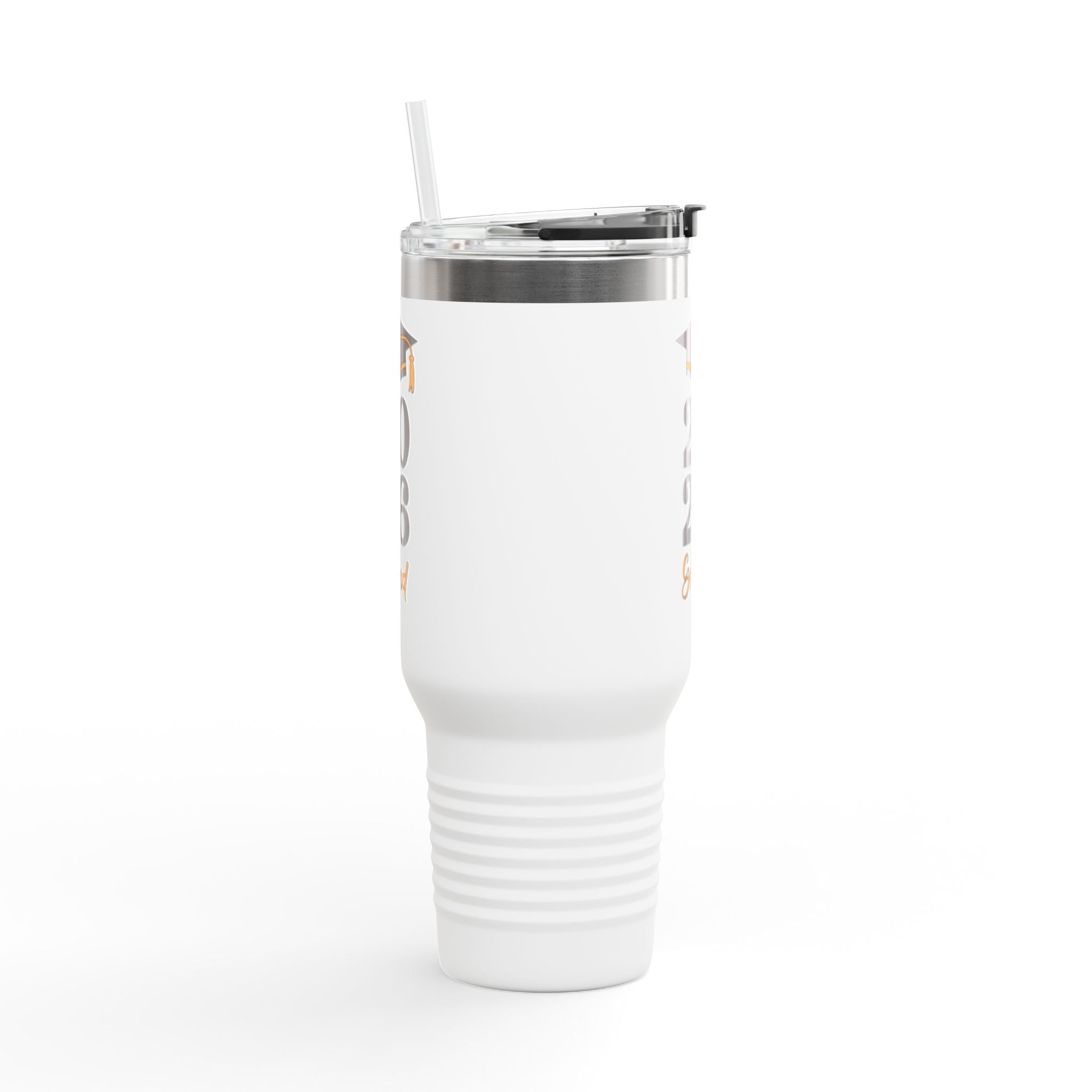 2026 Grad Insulated Travel Mug – 40oz Stainless Tumbler with Lid & Straw - Creations by Chris and Carlos