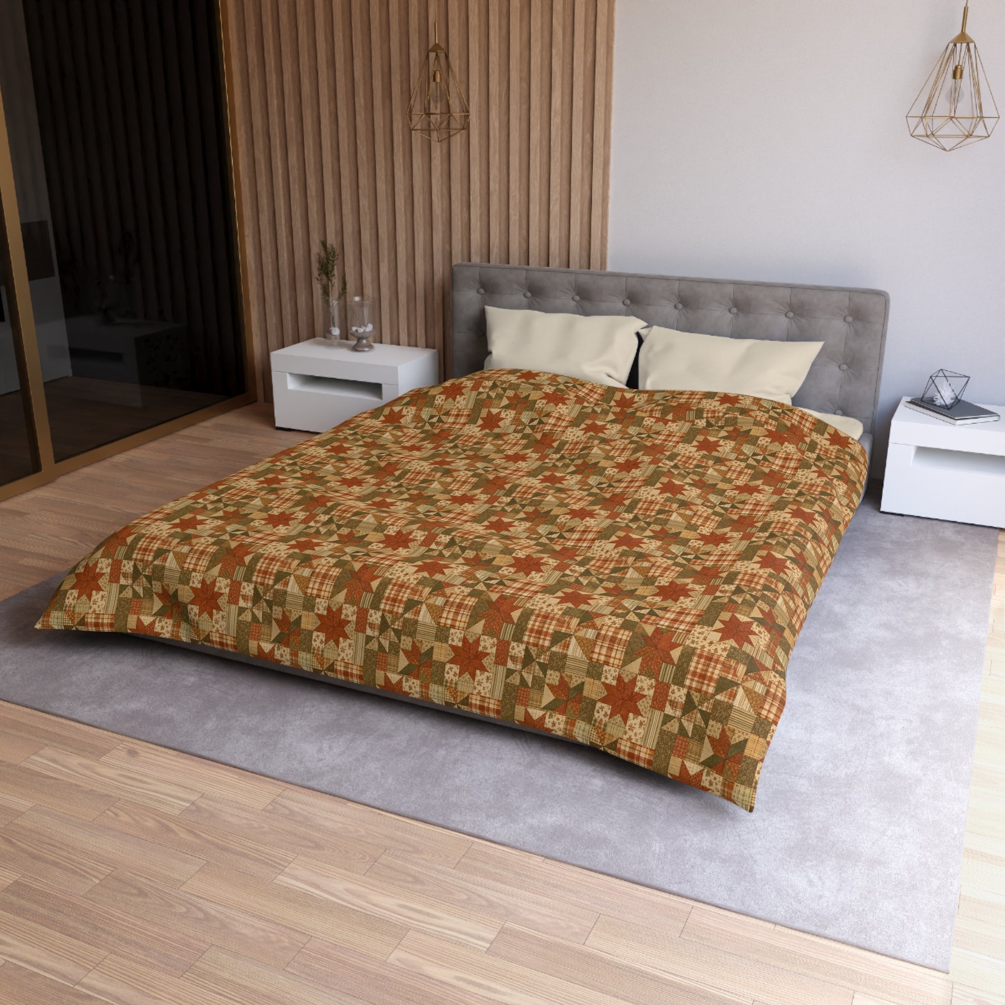 Old Soul Harvest™ Vintage Quilt Blocks Duvet Cover - Duvet Cover from Old Soul Harvest Bedding