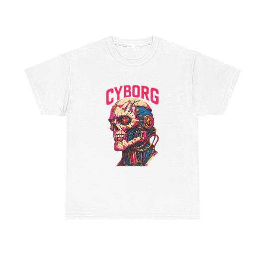 Cyborg Unisex Heavy Cotton Tee - Creations by Chris and Carlos