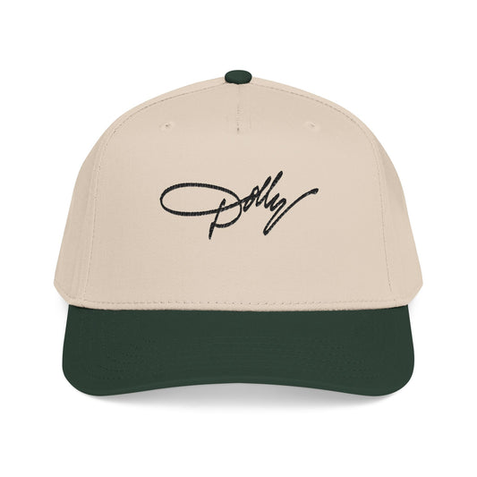 Embroidered 'Dolly' Signature Baseball Cap — Classic Mid-Profile Snapback - Creations by Chris and Carlos