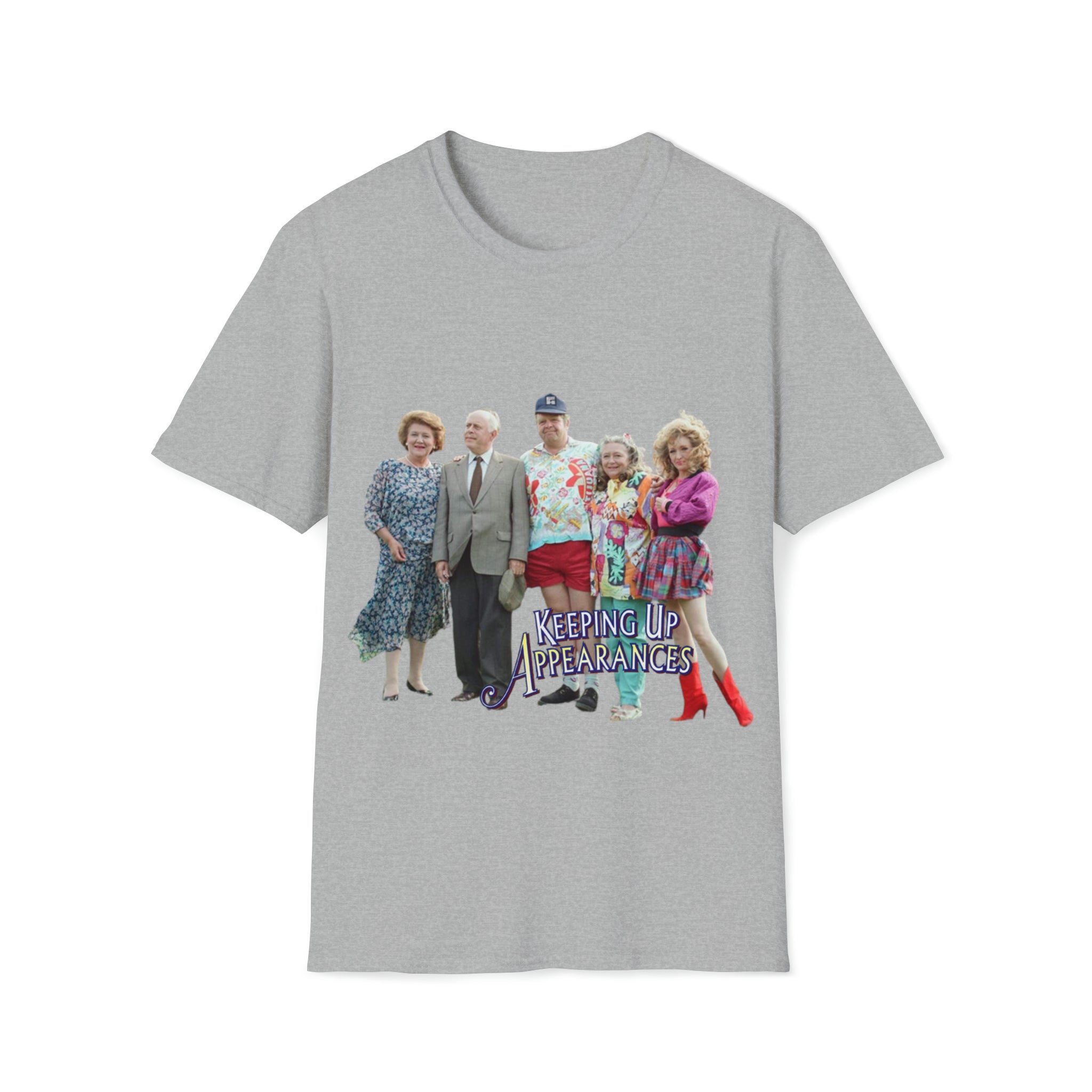 Keeping Up Appearances 90's TV Show- Unisex Softstyle T-Shirt - Creations by Chris and Carlos