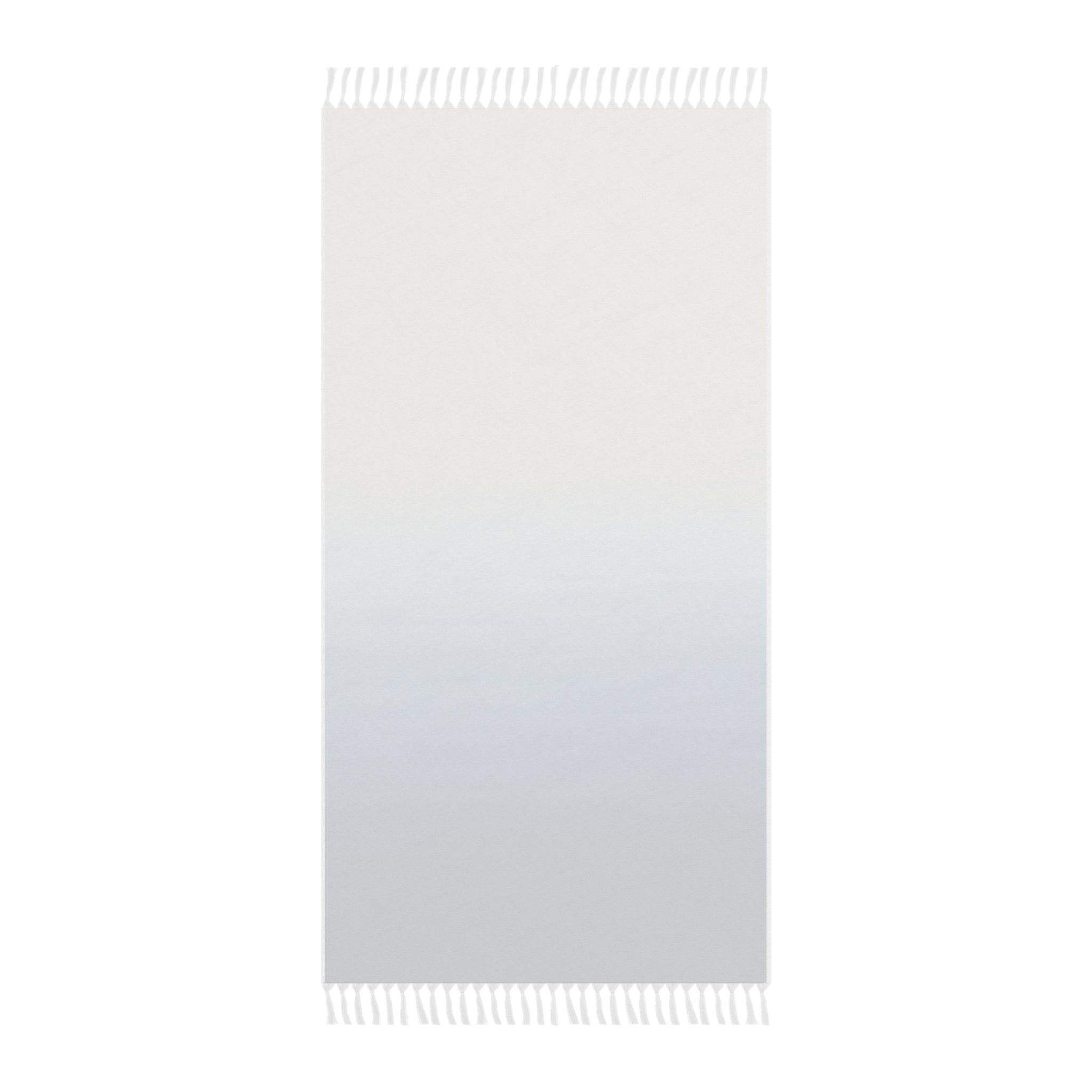 Boho Ombre Beach Towel — Blue Gradient Turkish-Style Throw - Creations by Chris and Carlos