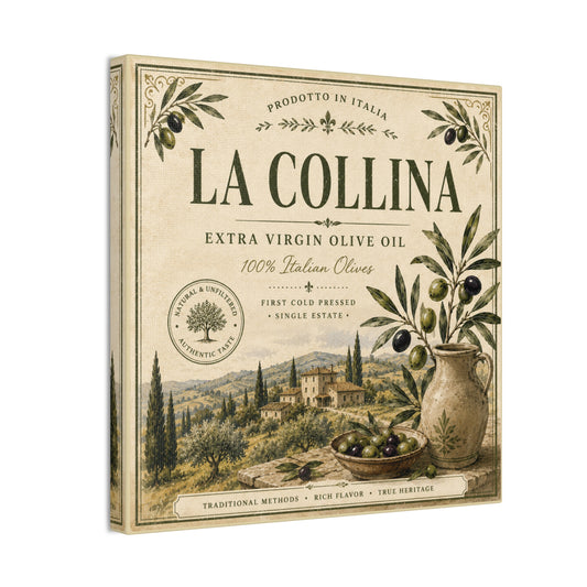 La Collina Olive Oil Canvas Wall Art - Creations by Chris and Carlos