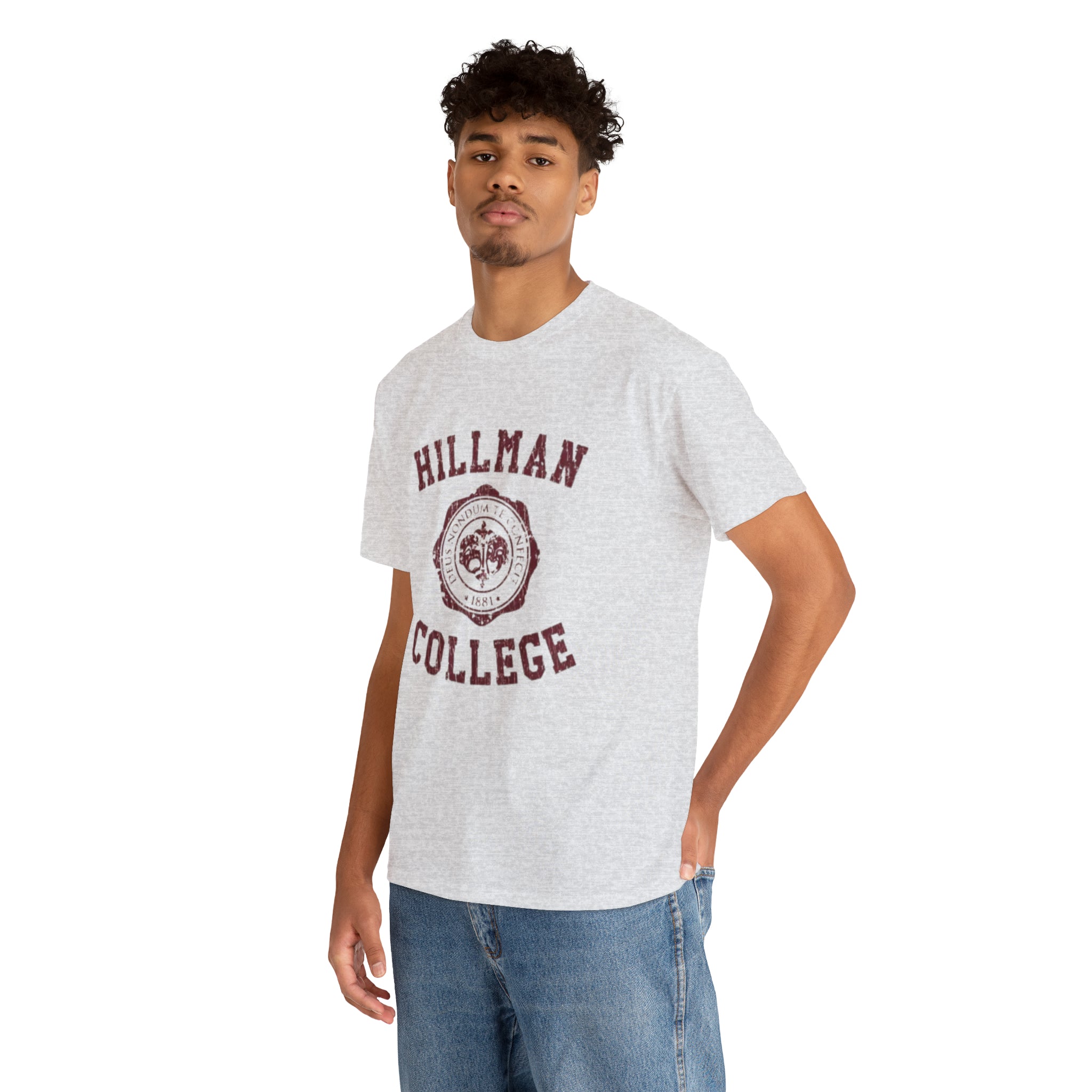 Hillman College- Unisex Heavy Cotton T-Shirt - Creations by Chris and Carlos