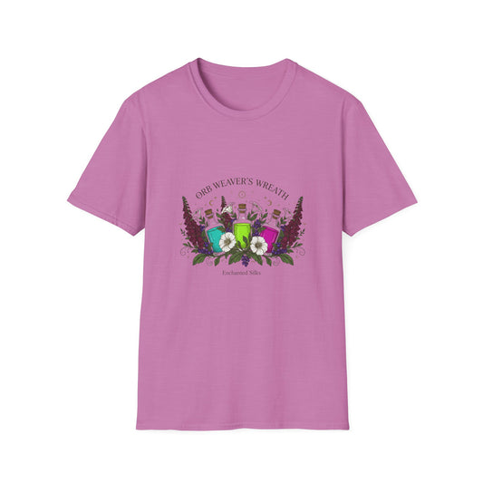 Wanderer’s Wreath T‑Shirt — Floral Travel Camera Graphic Tee - Creations by Chris and Carlos