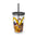 Mc Donald's Inspired- Sunsplash Tumbler with Straw, 16oz