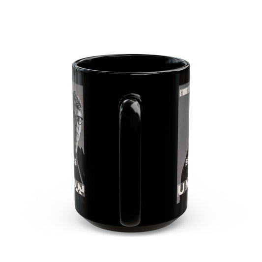 Sean Hayes- Black Photo Collage Mug — 'The Unknown' Broadway Play Portrait Design - Creations by Chris and Carlos