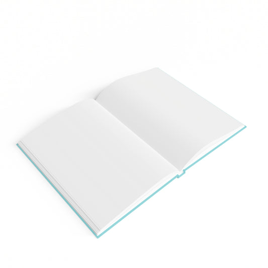 Fashion Sketch Journal — Turquoise 'Old Soul' Hardcover Notebook - Creations by Chris and Carlos