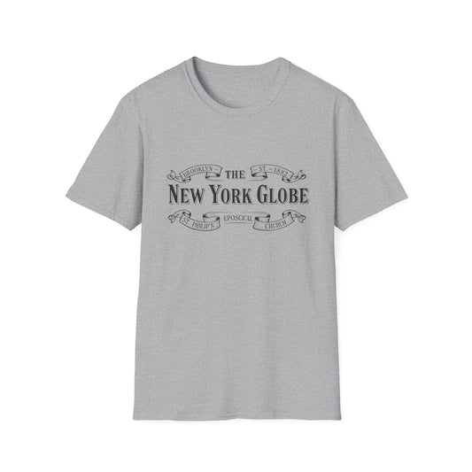 New York Globe Vintage Logo T-Shirt Guilded Age Inspired - Creations by Chris and Carlos