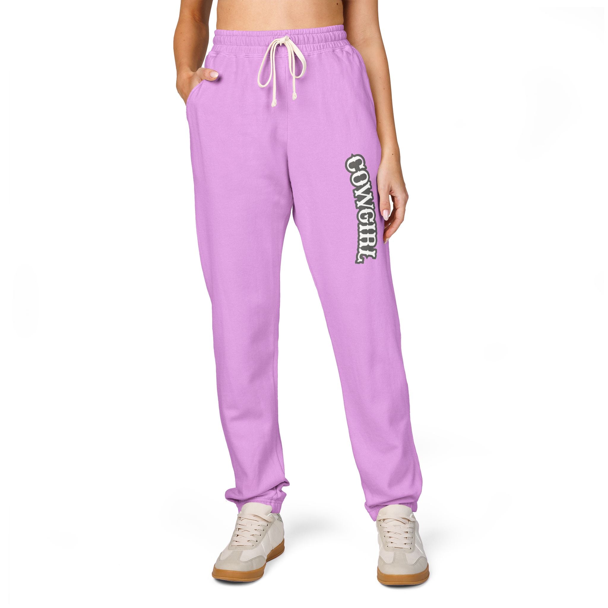 Cowgirl Unisex Garment-Dyed Fleece Sweatpants - Creations by Chris and Carlos