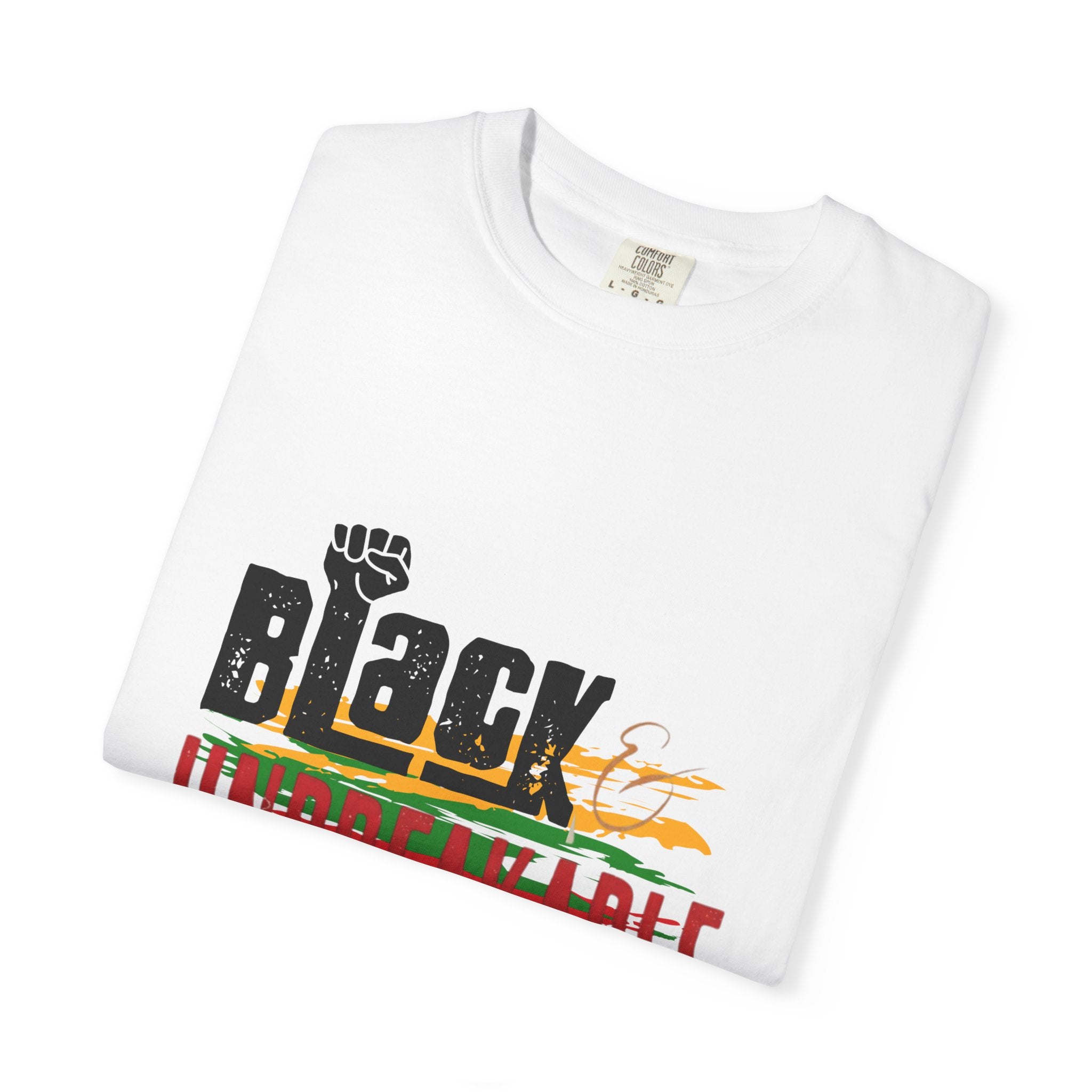 Black History Month- is Unbreakable T-Shirt Pan-African Power Graphic Tee - Creations by Chris and Carlos