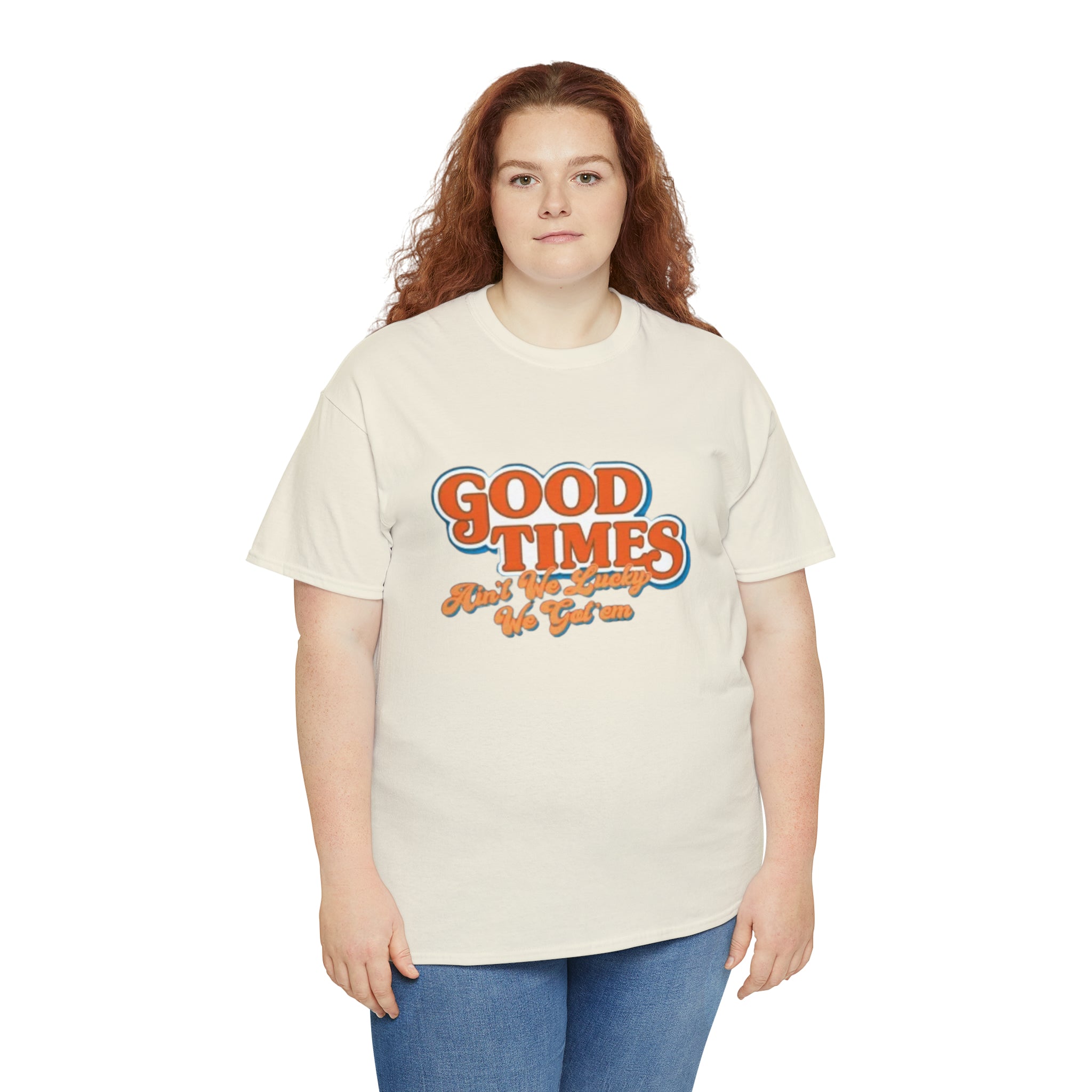 Good Times 70's TV Show- Unisex Heavy Cotton T-Shirt - Creations by Chris and Carlos