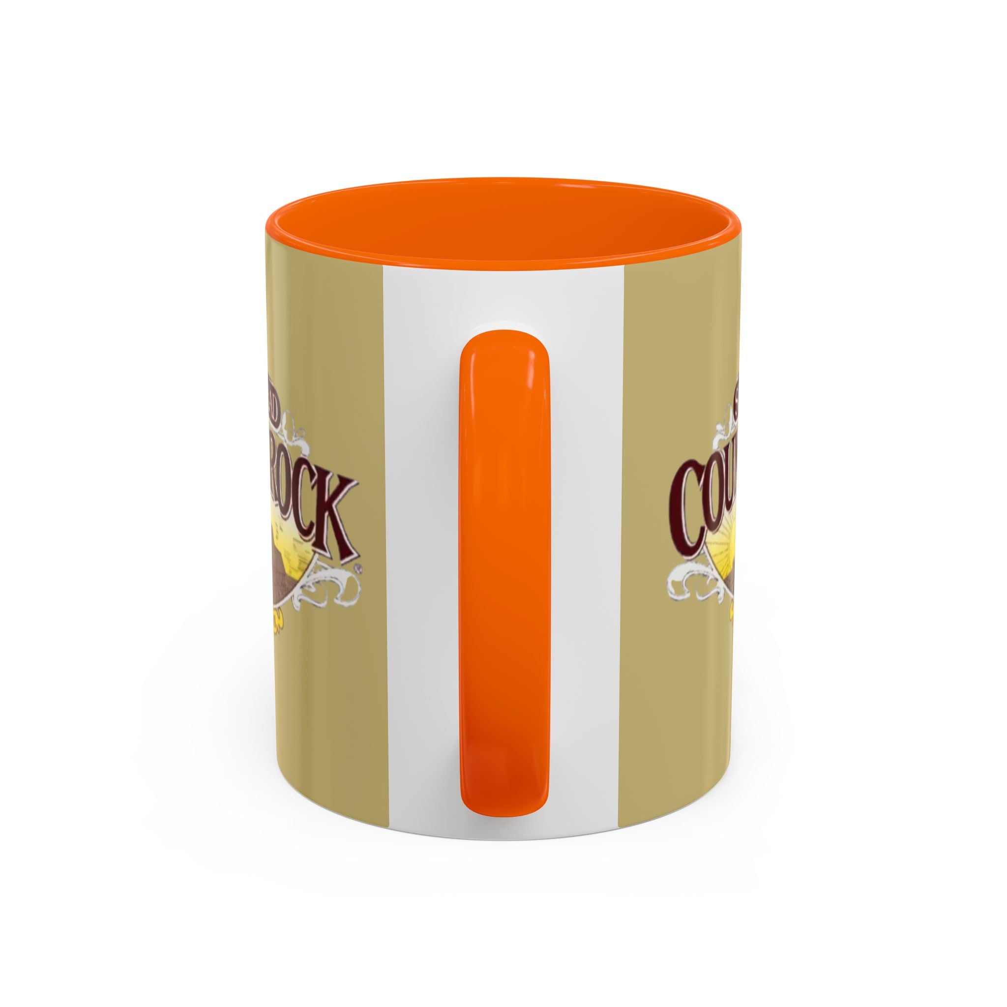 Country Crock Logo Accent Coffee Mug — Retro Farmhouse Butter Spread Design (11/15oz) - Creations by Chris and Carlos