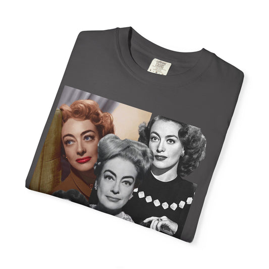 Vintage Hollywood Icon Joan Crawford Collage Tee - Creations by Chris and Carlos
