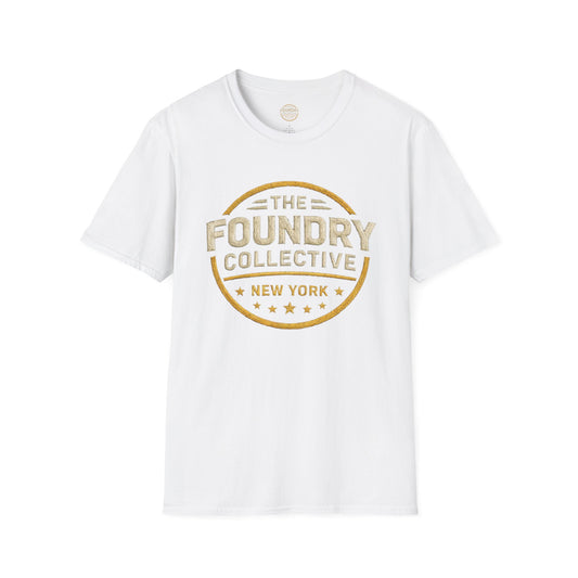 The Foundry Collective New York T-Shirt — Vintage Badge Logo Tee - Creations by Chris and Carlos