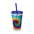 Tie Dye- Sunsplash Tumbler with Straw, 16oz