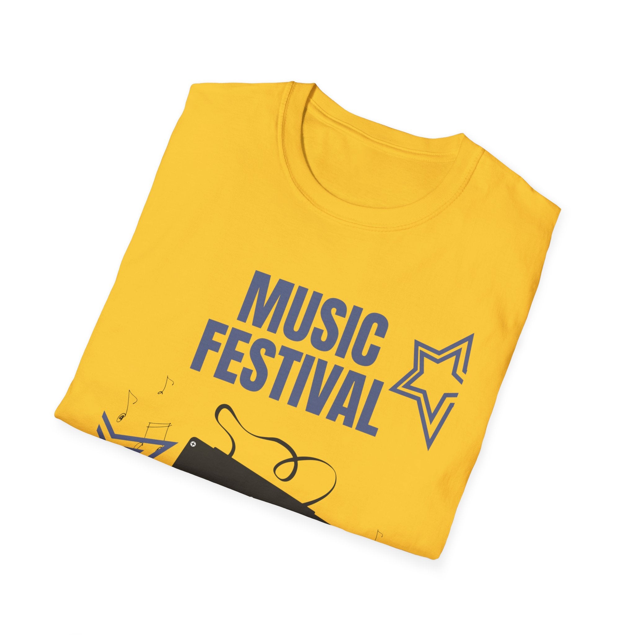 Music Festival Cassette T-Shirt — Retro Tape Graphic Tee for Concerts & Events - Creations by Chris and Carlos
