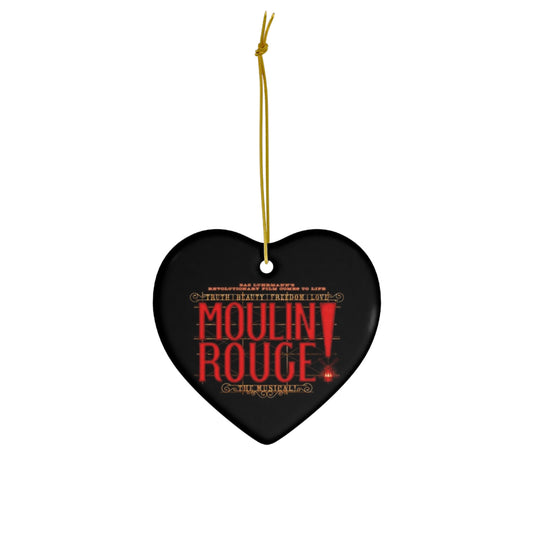 Moulin Rouge- Ceramic Ornament, 4 Shapes - Creations by Chris and Carlos