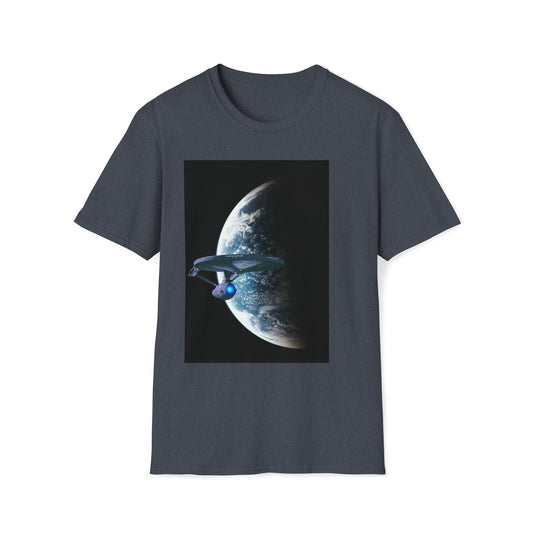 Star Trek USS Enterprise- unisex Softstyle T-Shirt - Creations by Chris and Carlos