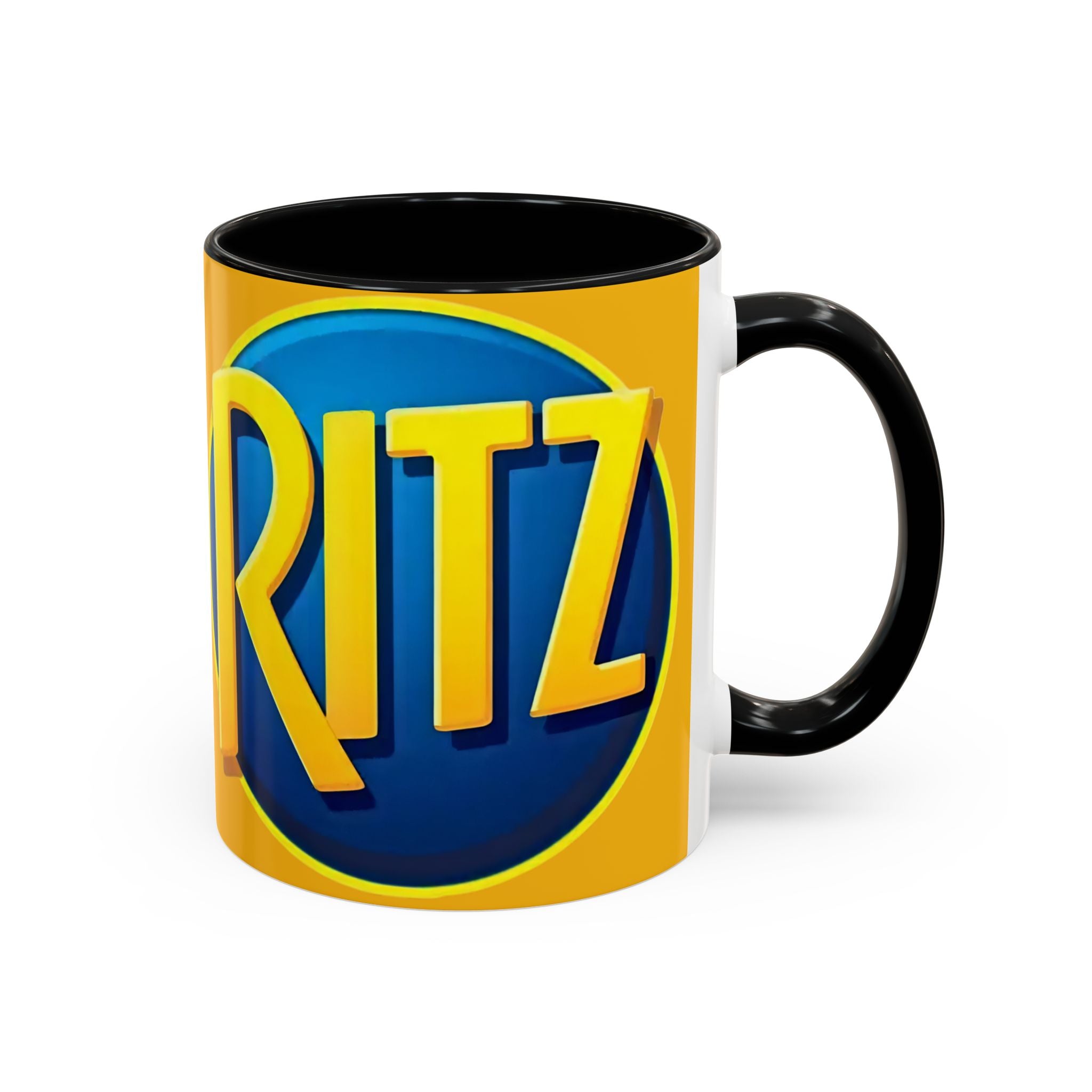 Ritz Logo Accent Coffee Mug — Branded Snack Lover Gift (11/15oz) - Creations by Chris and Carlos
