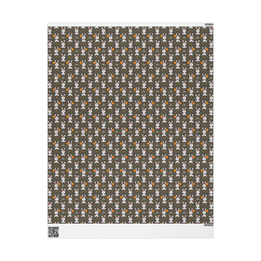 Bunny Pattern Wrapping Paper Roll — Cute Easter Gift Wrap - Creations by Chris and Carlos