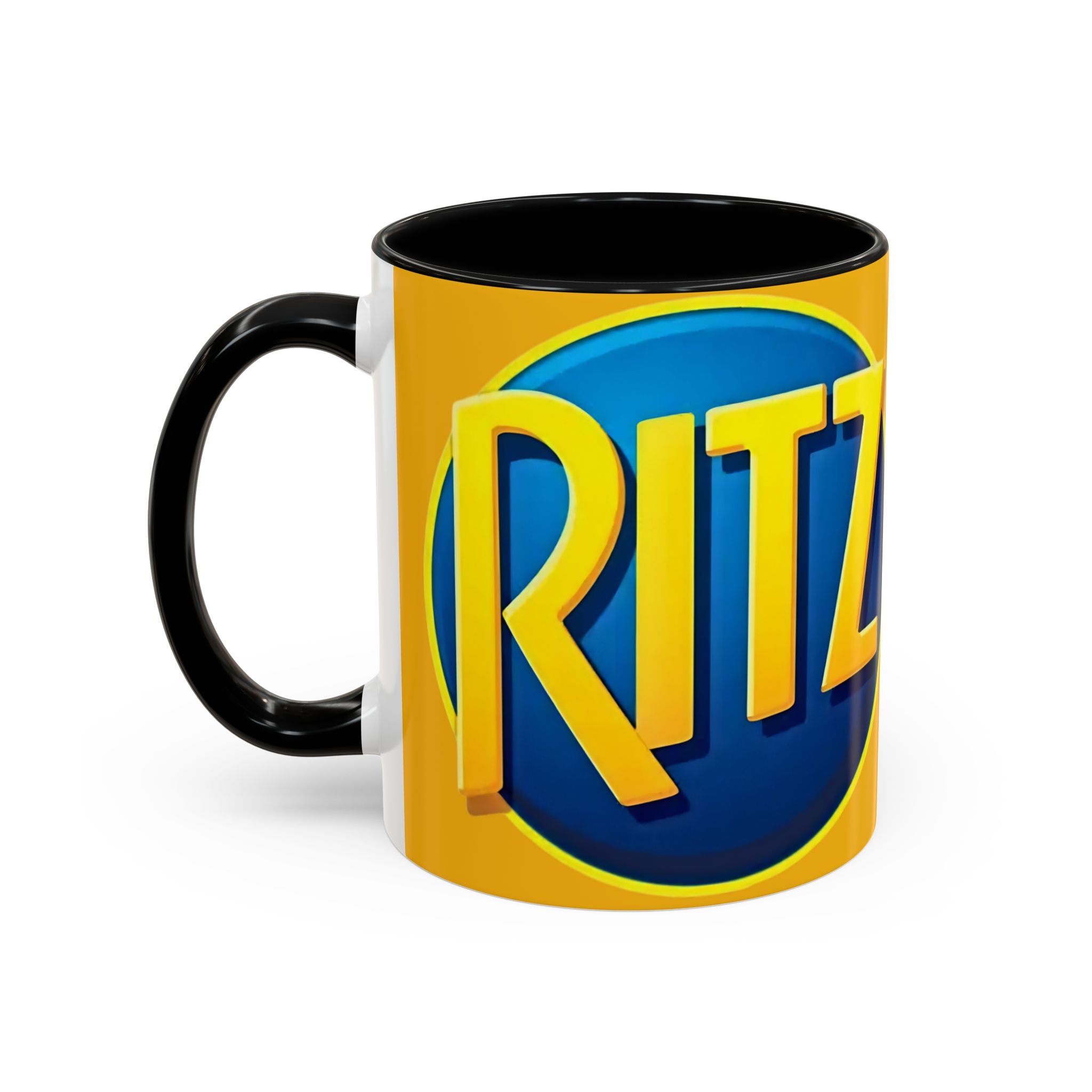 Ritz Logo Accent Coffee Mug — Branded Snack Lover Gift (11/15oz) - Creations by Chris and Carlos